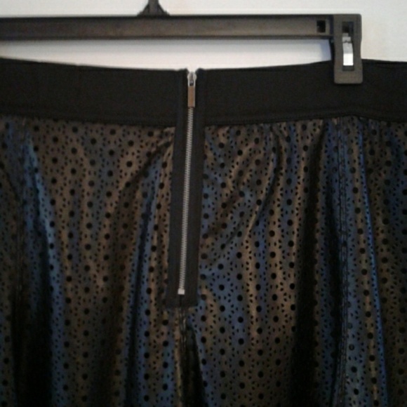 Alfani "vegan" leather eyelet skirt - Picture 3 of 7
